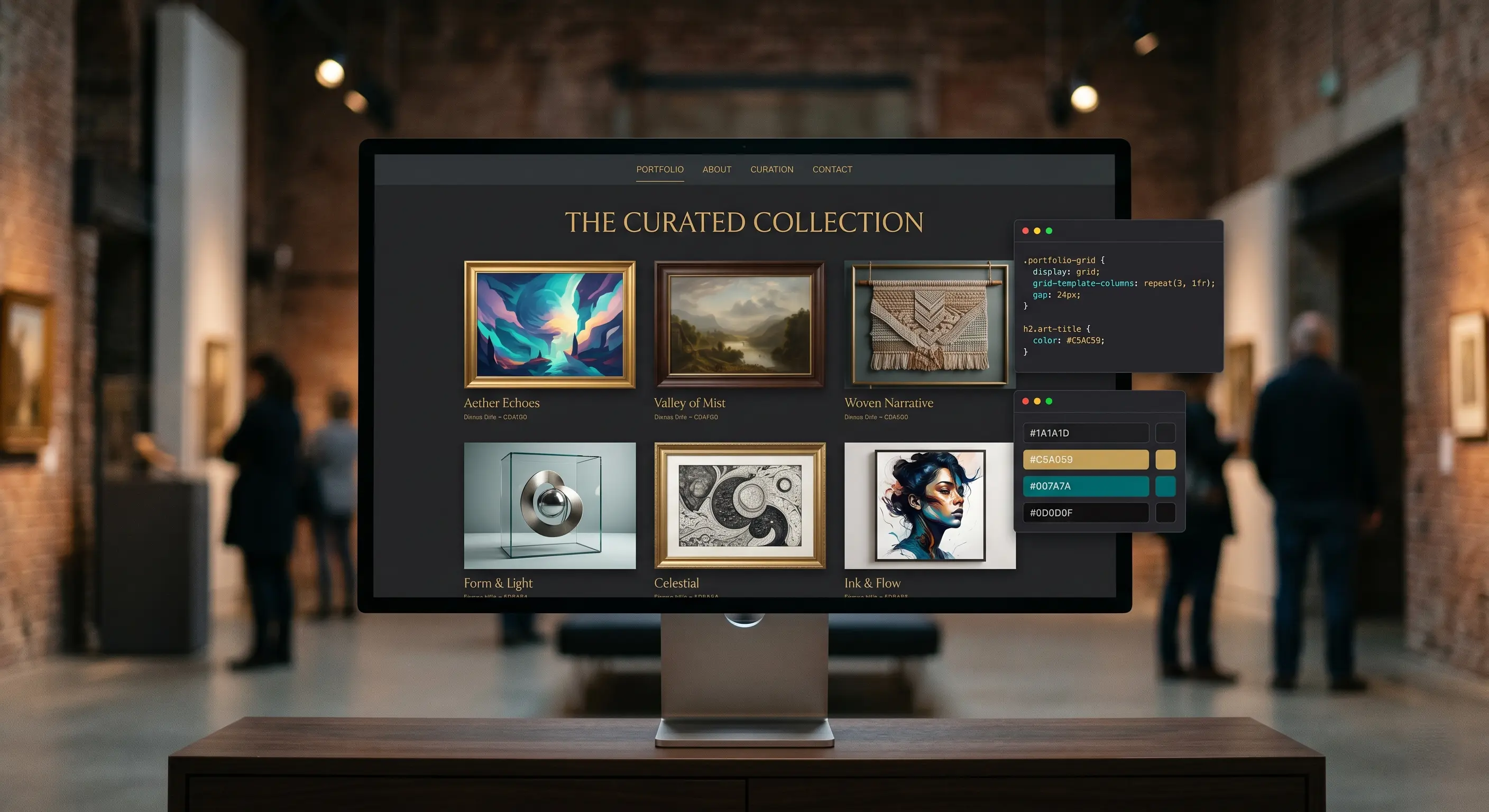 Custom Artwork Portfolio Website